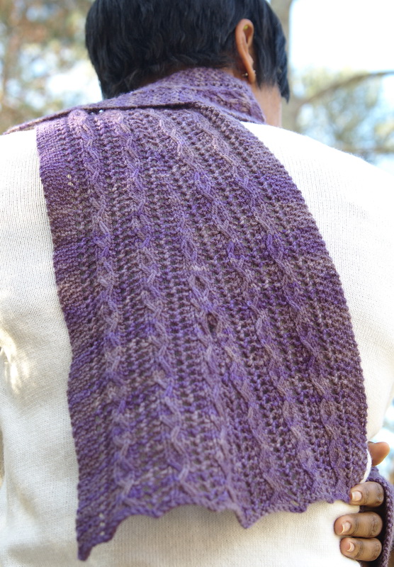 One skein shawl for 200 yards